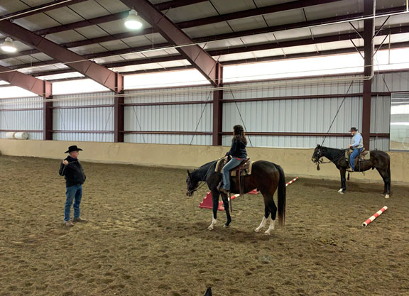 On Aftercare: Jordan Uses Hall of Fame Cutting Horse Technique to Better Transition Thoroughbreds