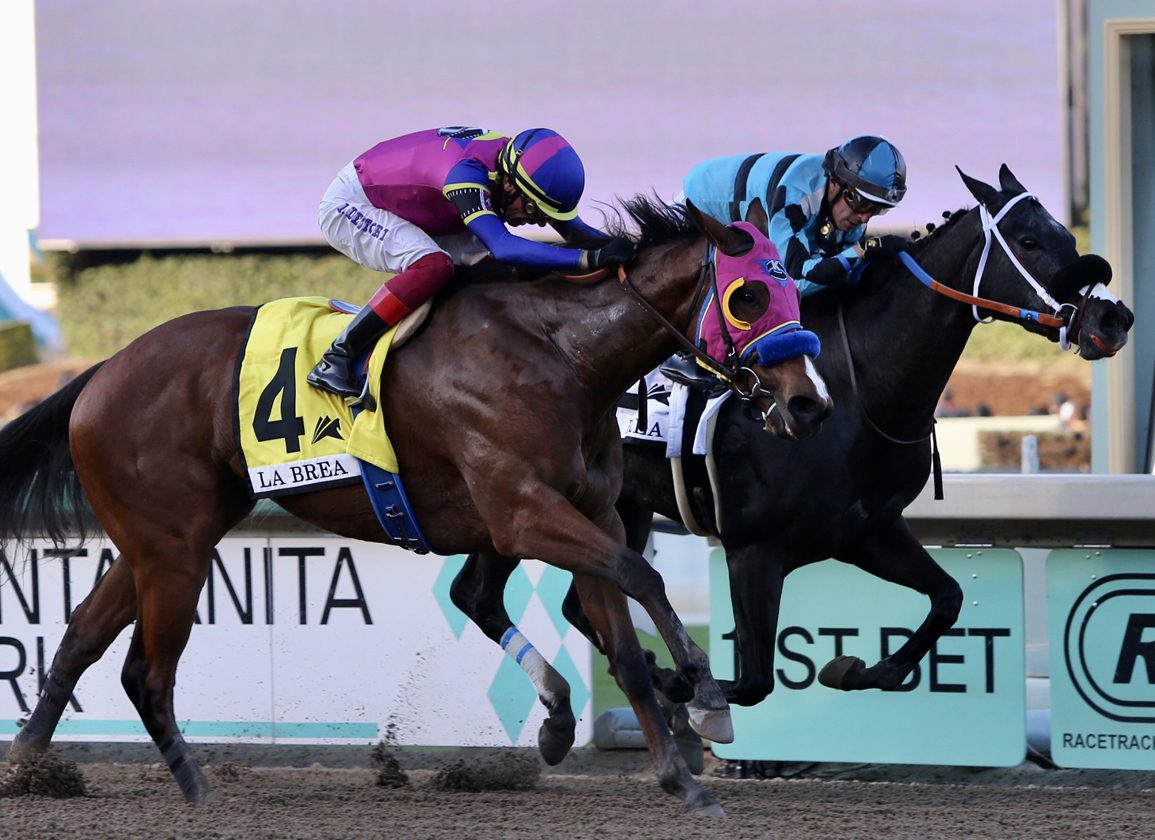 Daddysruby Leads Home Cal-Bred Exacta One-Two in the La Brea
