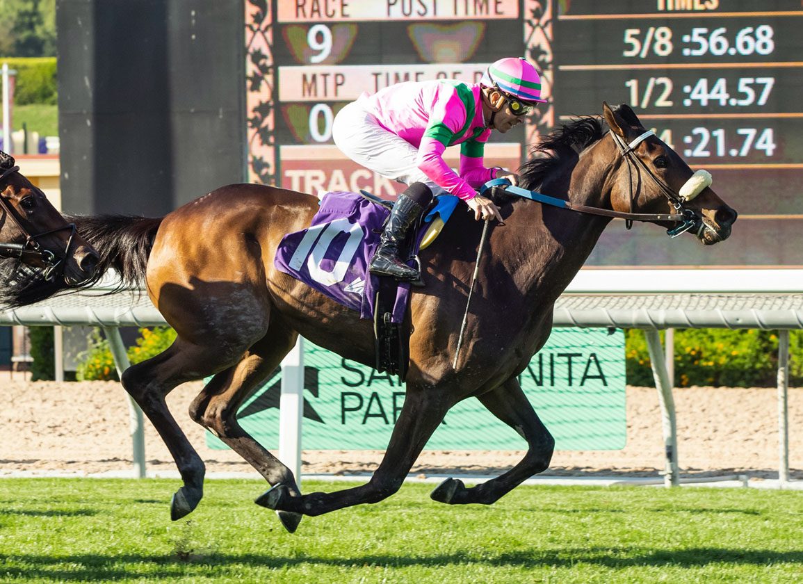 Full-Sister To Rock Your World Takes The Santa Anita Finale For McAnallys