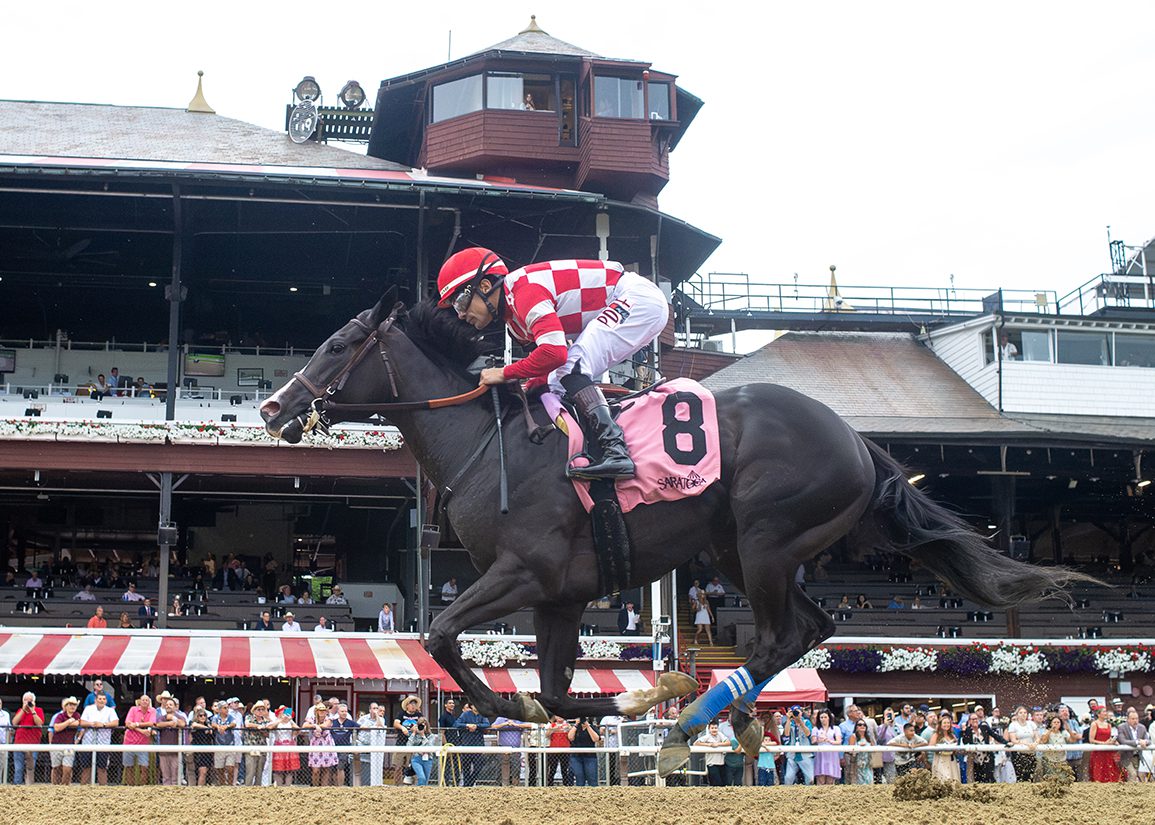 Stress Relief de Not This Time arrasa en el Adirondack Stakes
